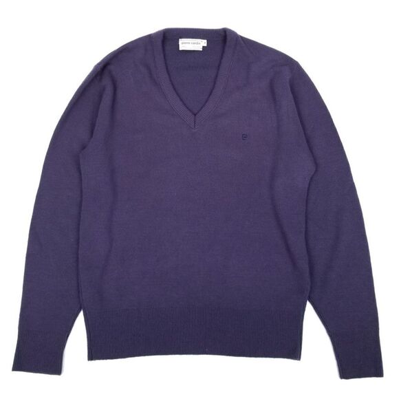 Pierre Cardin Other - VINTAGE Pierre Cardin Luxe Orlon Purple V-Neck Sweater Old Money Quiet Luxury